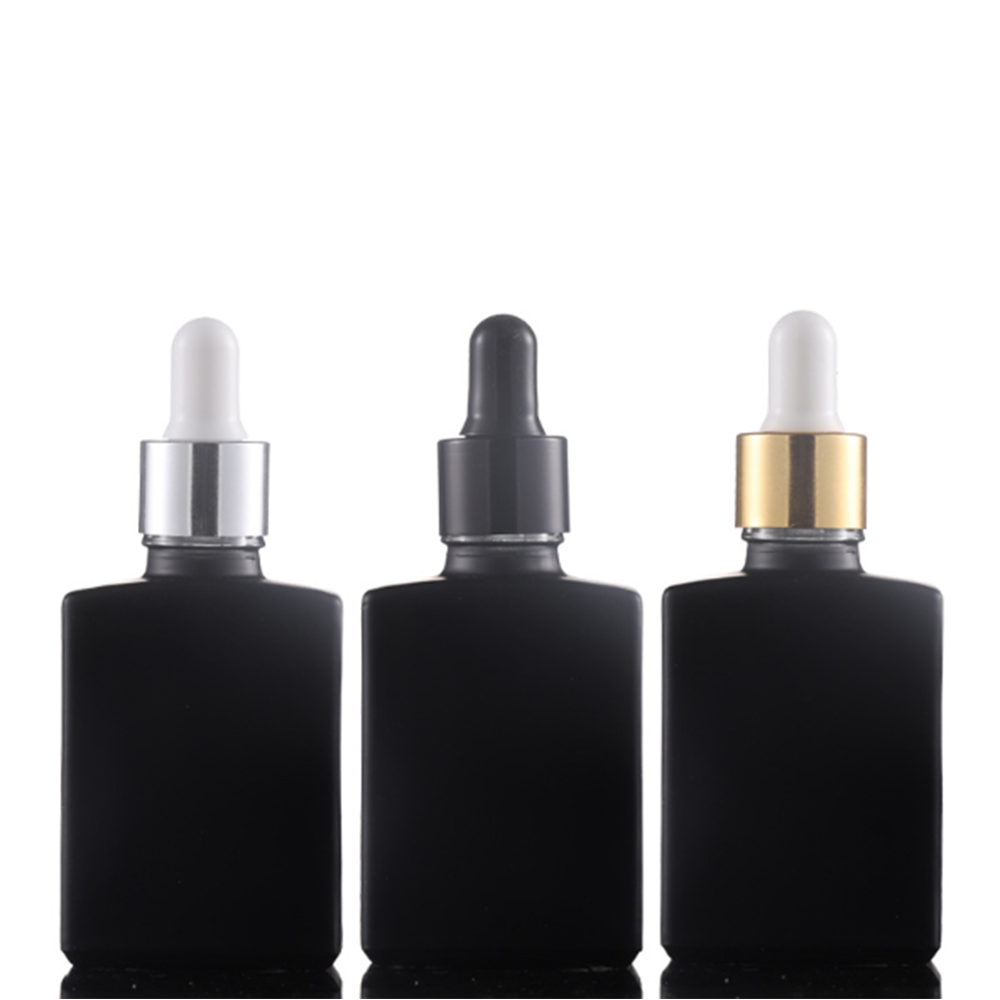 Glass Essential Oil Square Bottle