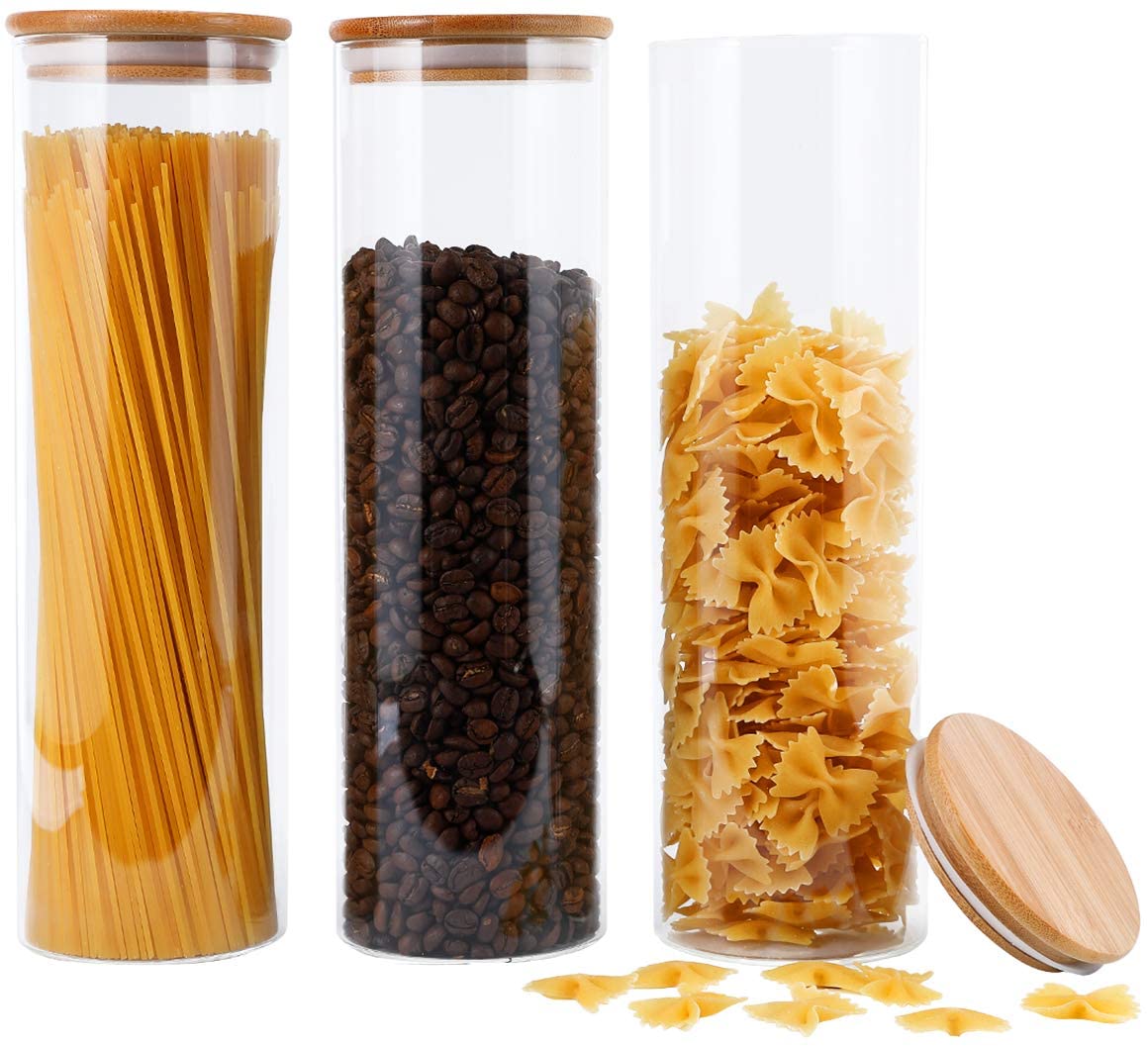 Glass Food Storage Jars Containers