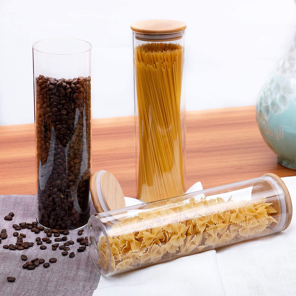 Glass Food Storage Jars Containers