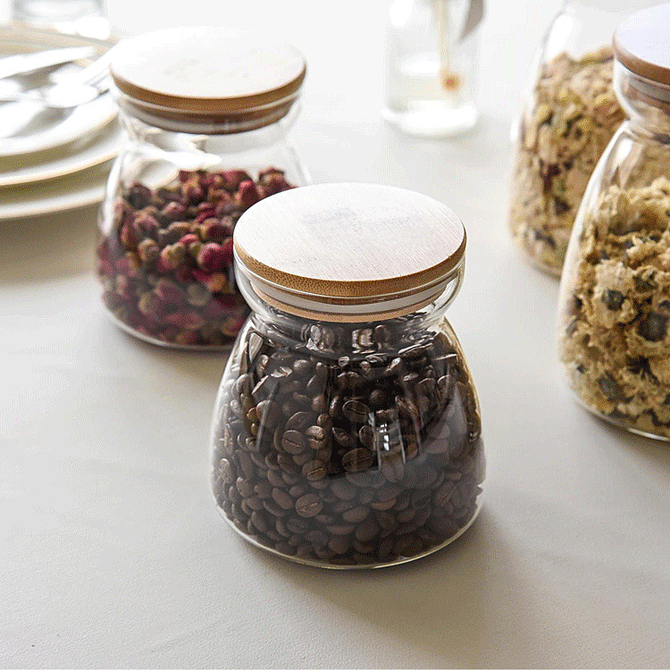Glass Food Storage Jars With Airtight Lids Heat Resistant Borosilicate
