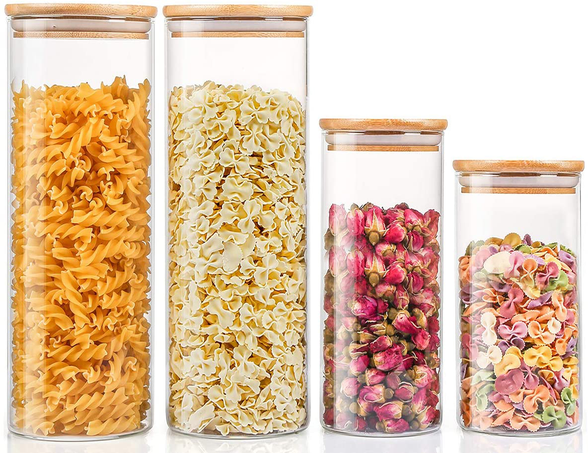 Glass Food Storage Jars