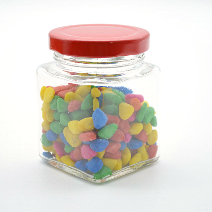 Glass Jar 150 ml with red lid