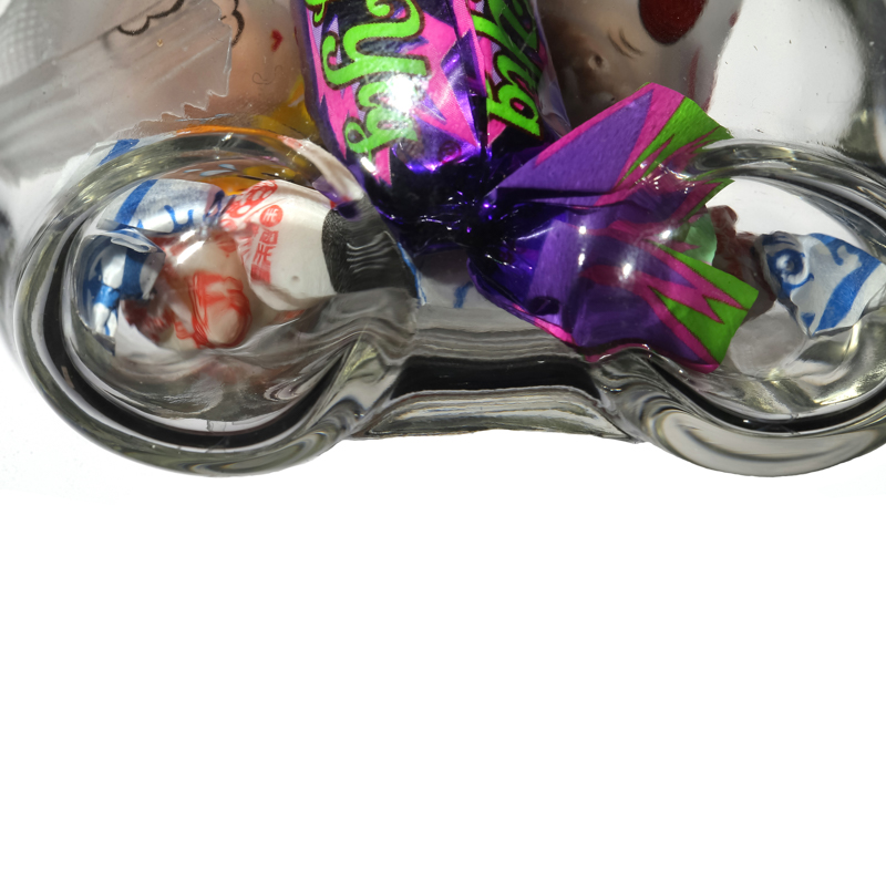 Glass Jar Factory Bear-Shaped Flint Customize Honey Food Empty Storage Glass Jar