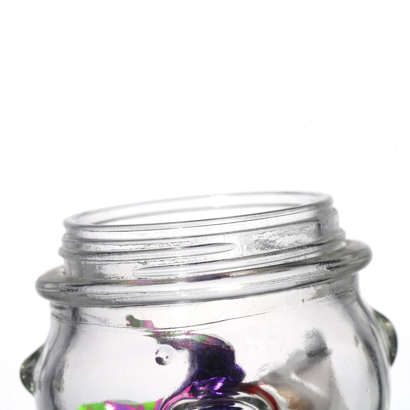 Glass Jar Factory Bear-Shaped Flint Customize Honey Food Empty Storage Glass Jar