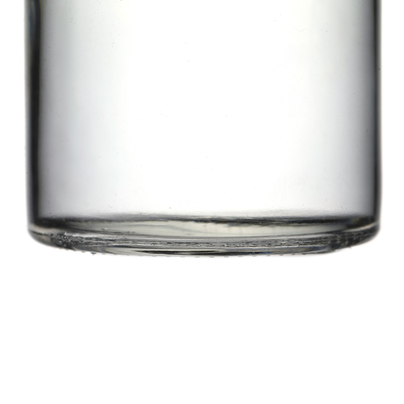 Glass Jar Factory Hot Selling Big Screw Top Lids Round Empty Glass Jars and Bottles