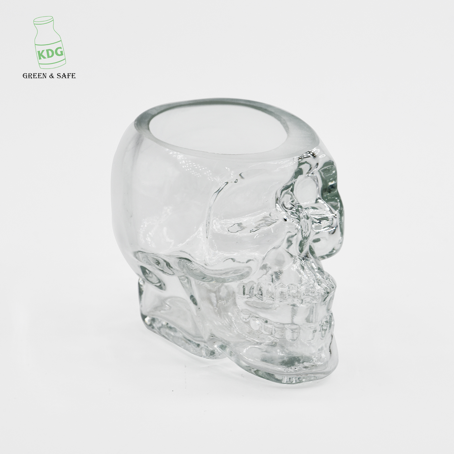 Glass Jar Manufacturer High Quality Skeleton Shaped Glass Jar for Storage