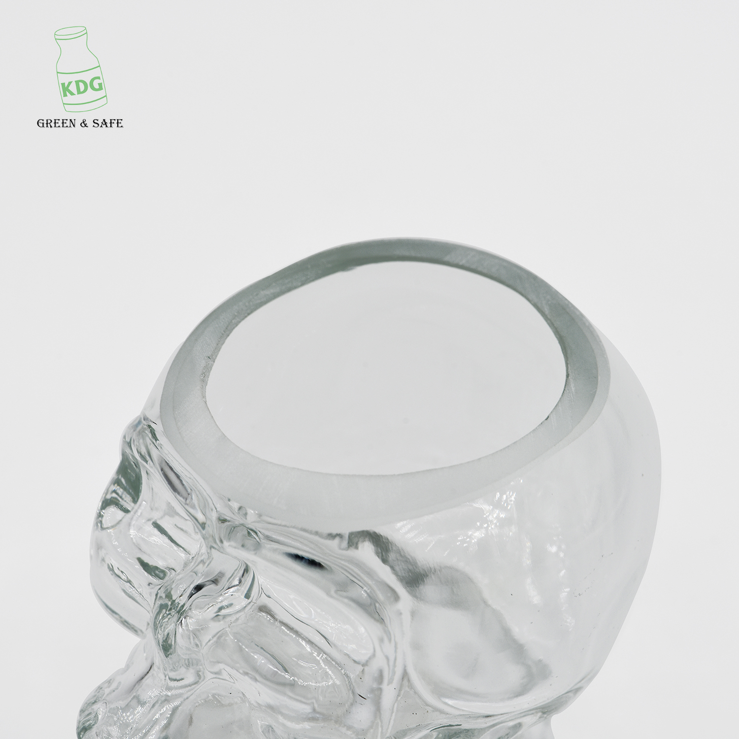 Glass Jar Manufacturer High Quality Skeleton Shaped Glass Jar for Storage