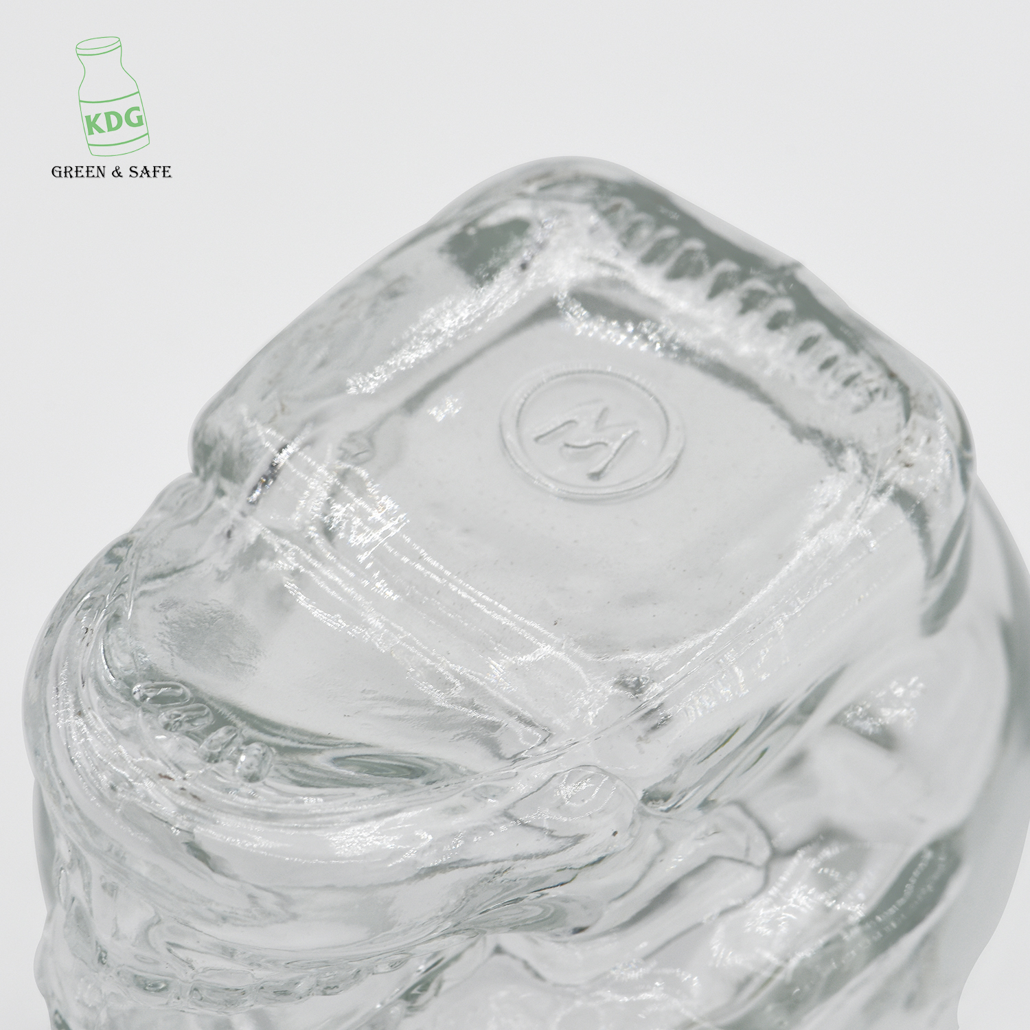 Glass Jar Manufacturer High Quality Skeleton Shaped Glass Jar for Storage