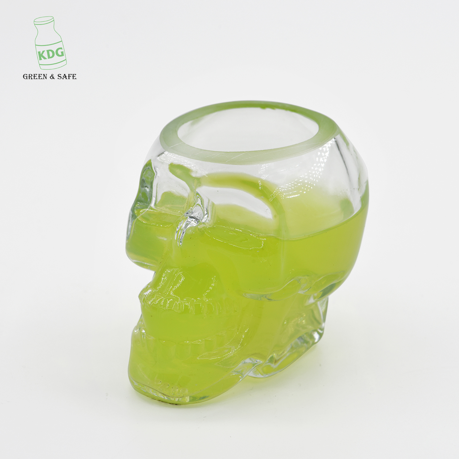 Glass Jar Manufacturer High Quality Skeleton Shaped Glass Jar for Storage