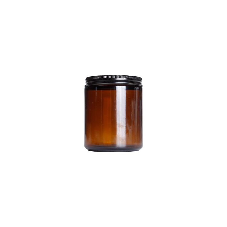 Glass Jar Manufacturer Wholesale Glass Jar 250ml 200ml 100ml Amber Candle Jars Glass