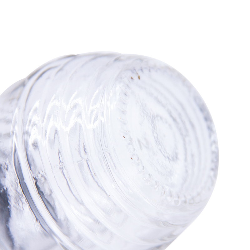 Glass Jar Metal Lid 180ml 380ml glass honey bee storage jar