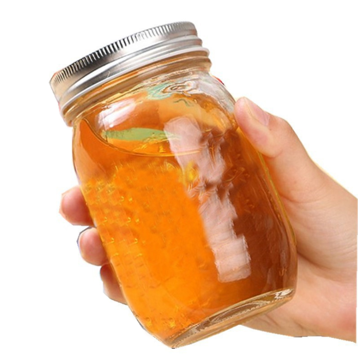 Glass Jar Supplier Wholesale Wide Mouth Mason Jars 16 oz Glass Jar with Lid