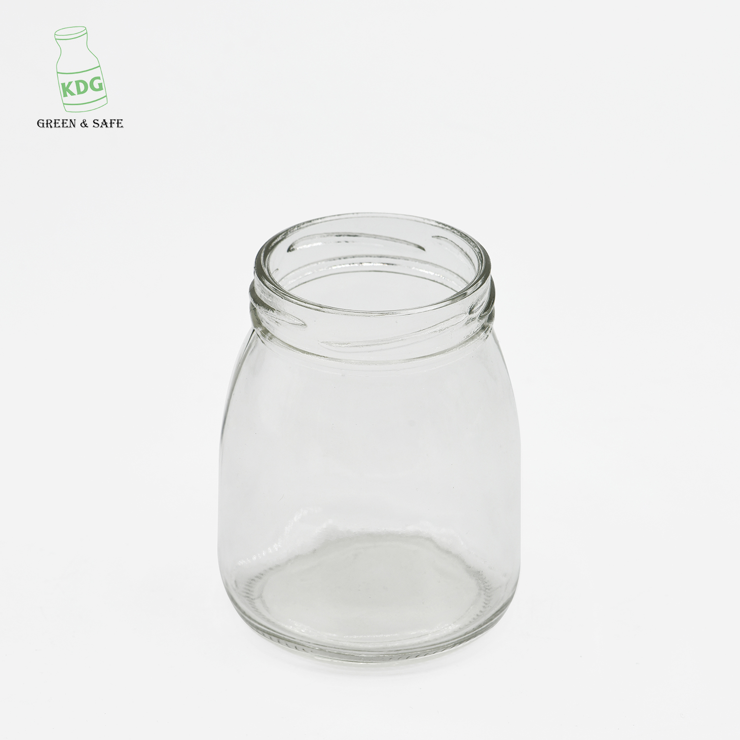 Glass Jar Suppliers Empty Flint Customize Wholesale Round Pudding Glass Jar Packaging with Lids for Sale