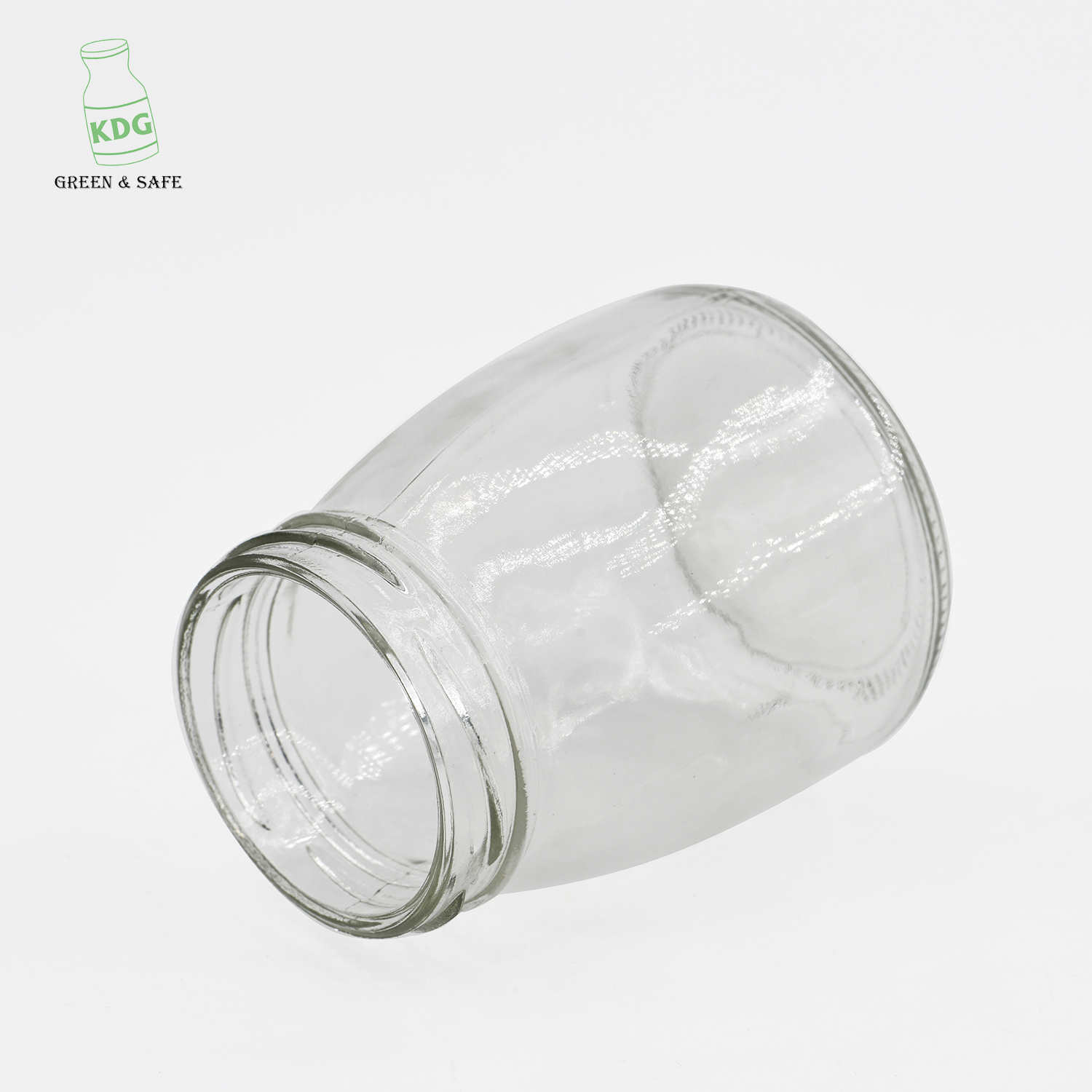 Glass Jar Suppliers Empty Flint Customize Wholesale Round Pudding Glass Jar Packaging with Lids for Sale
