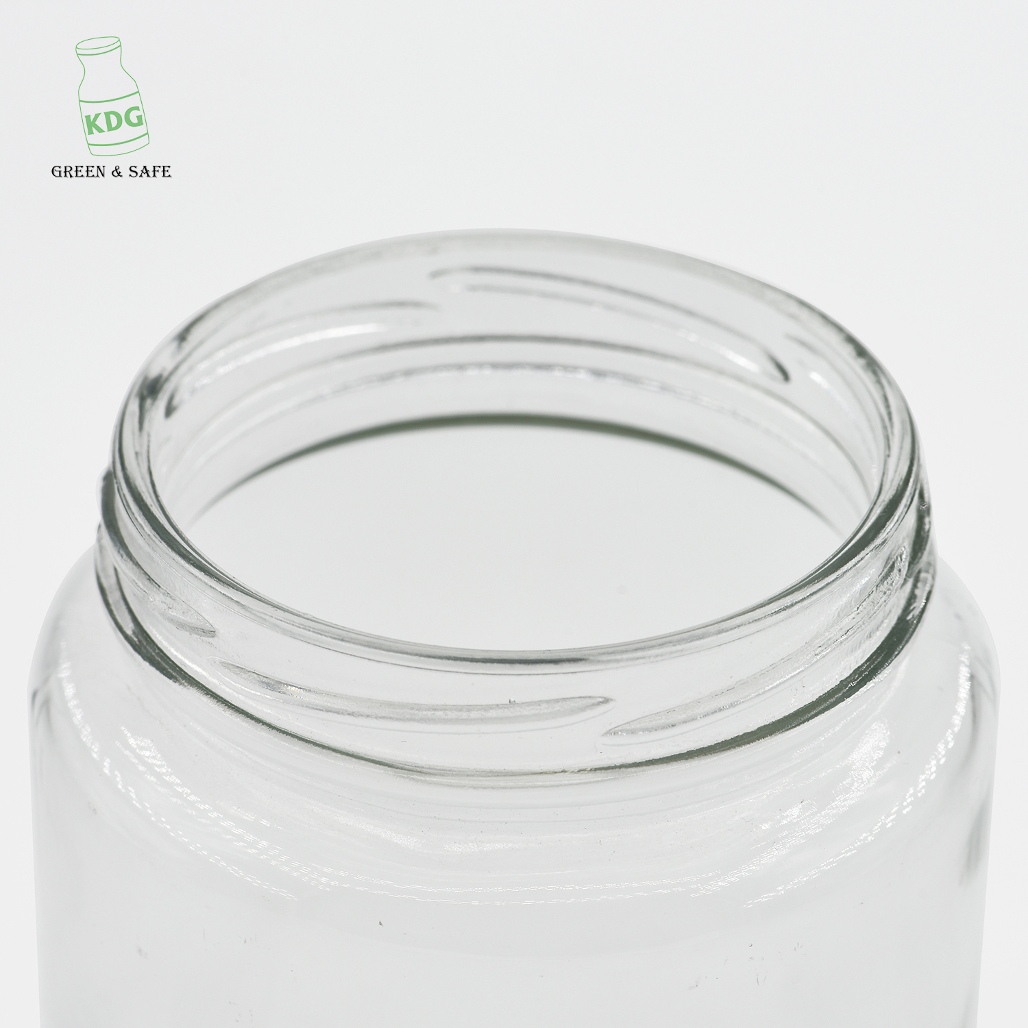 Glass Jar Suppliers Honey Empty Customize Clear Food Jar Glass with Lids