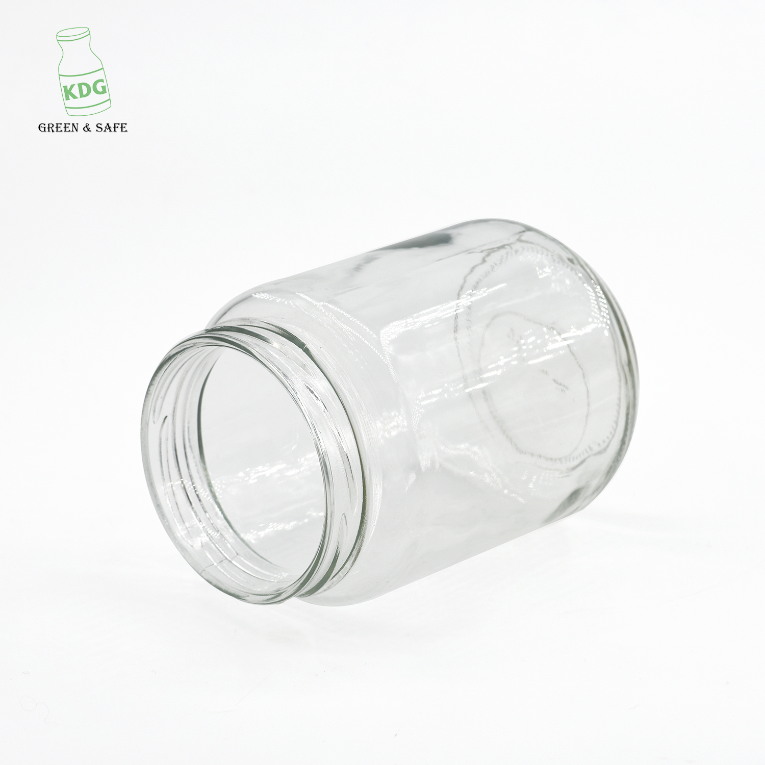 Glass Jar Suppliers Honey Empty Customize Clear Food Jar Glass with Lids