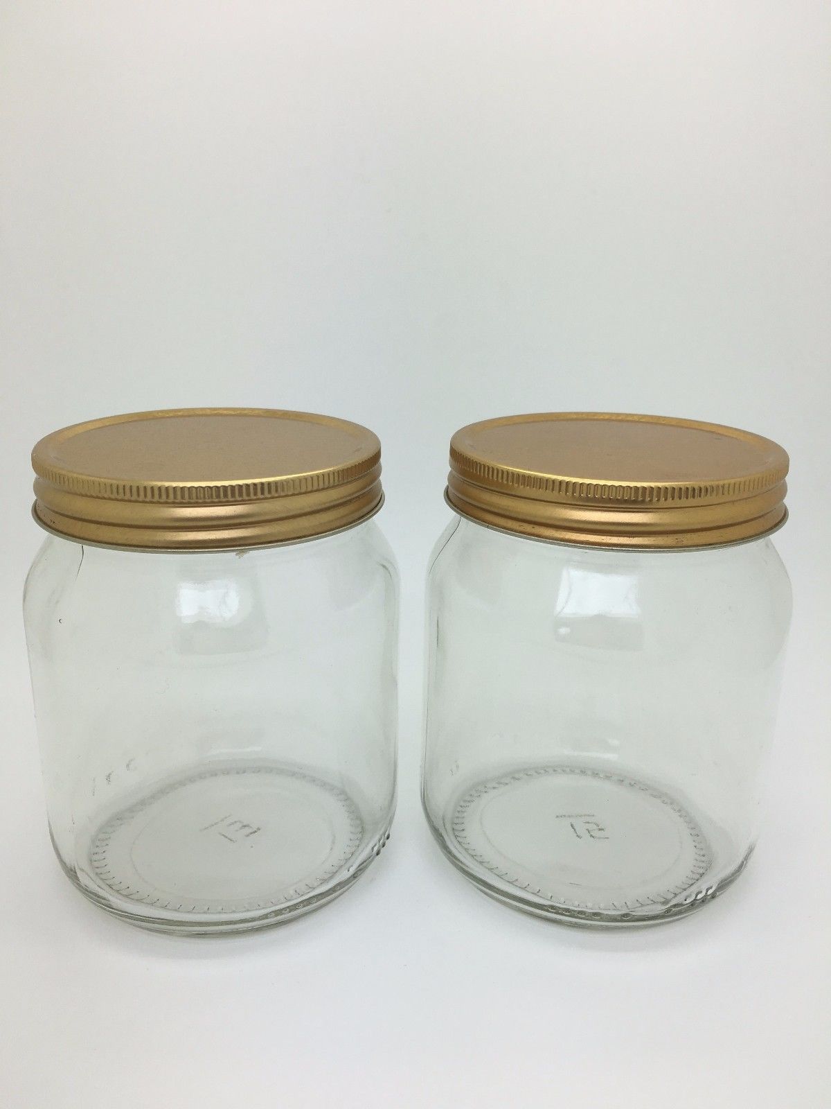 Glass Jar Suppliers Round Empty Screw Cap Food Wholesale Storage Glass Jar with Lids