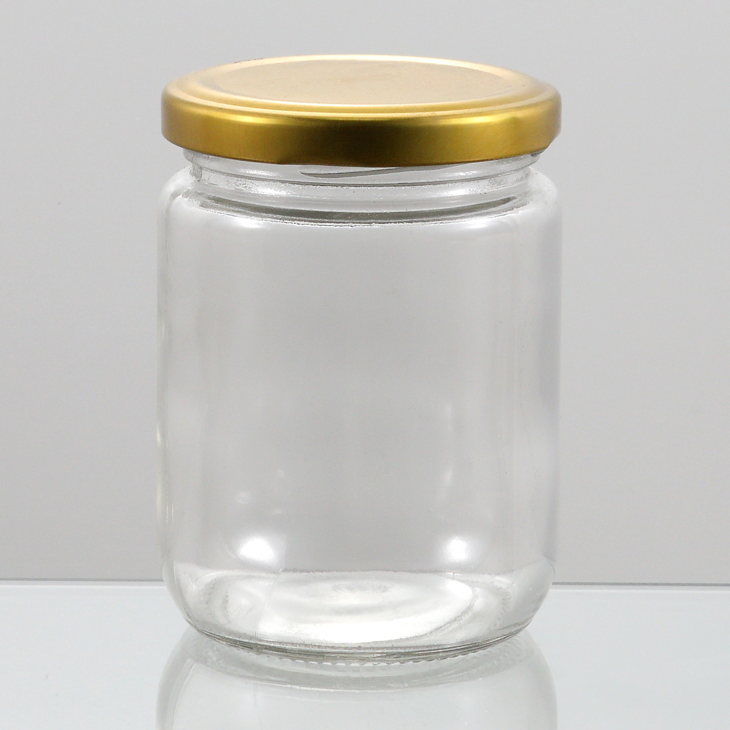 Glass Jar Suppliers Round Empty Screw Cap Food Wholesale Storage Glass Jar with Lids