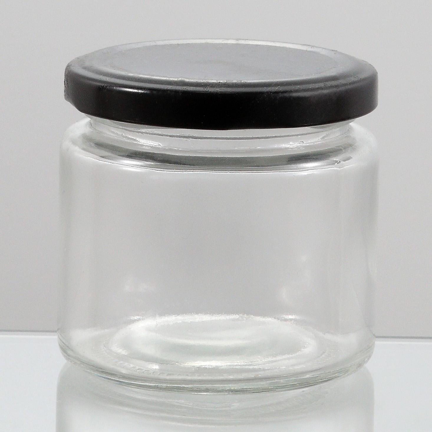Glass Jar Suppliers Round Empty Screw Cap Food Wholesale Storage Glass Jar with Lids