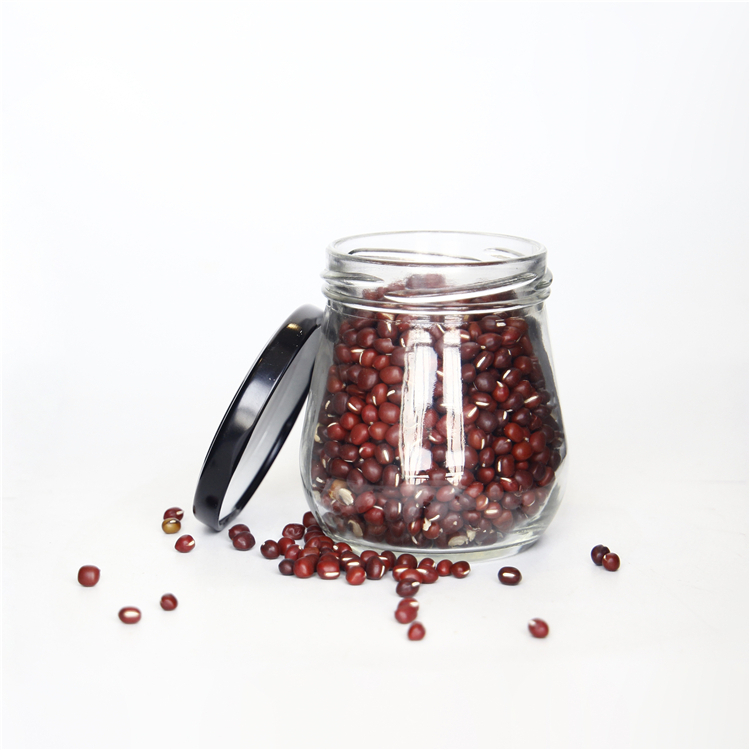 Glass Jar With Lids Food Storage Jar for Honey round jars for food