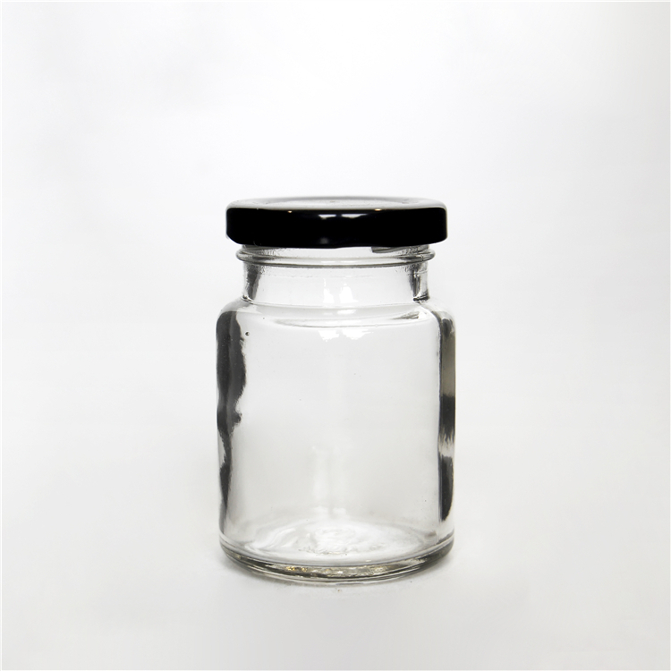 Glass Jar With Lids Food Storage Jar for Honey round jars for food