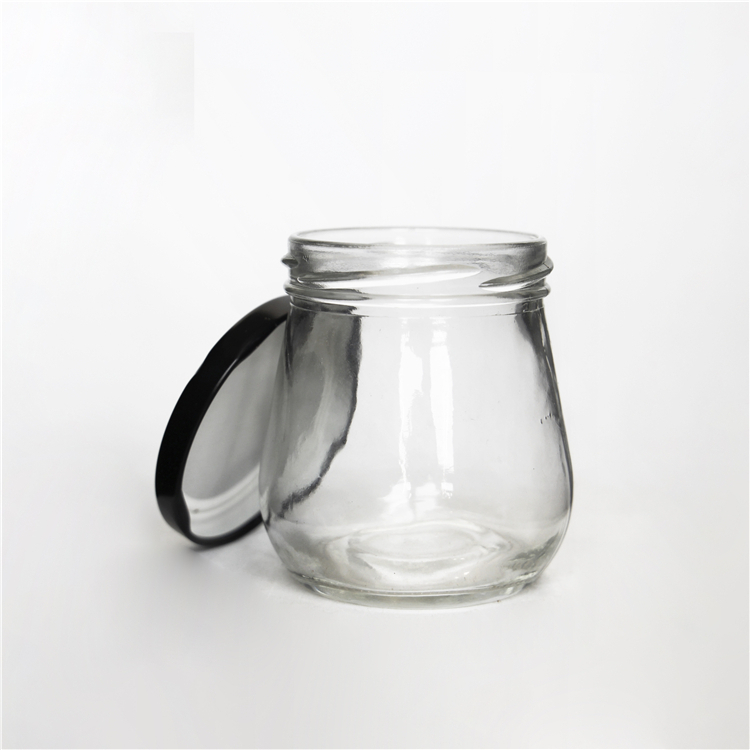 Glass Jar With Lids Food Storage Jar for Honey round jars for food
