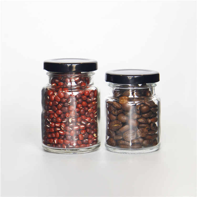 Glass Jar With Lids Food Storage Jar for Honey round jars for food