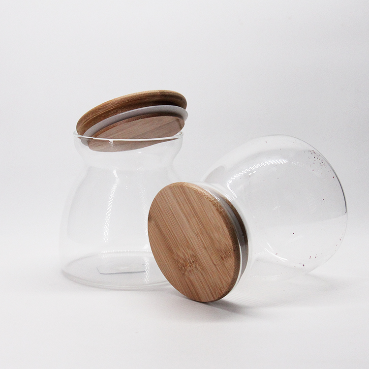 Glass Jar With Lids Food Storage Wholesale Glass Storage Jar
