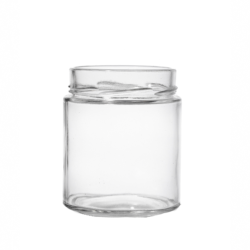 Glass Jar in Bulk Suppliers 100ml 200ml 300ml 500mlHigh Quality Screw Top Lids Various Capacity Storage Round Food Jar Glass