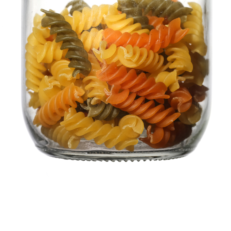 Glass Jars Factory Storage Flint Screw Top Round Glass Wholesale Food Jar for Kitchen