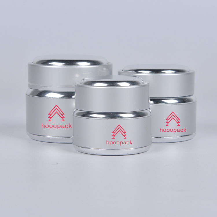 Glass Jars Porcelain Cosmetic Hand Cream Jar for Creams and Lotions 30 Ml Skin Care Cream Metal Standard Export Carton Packing