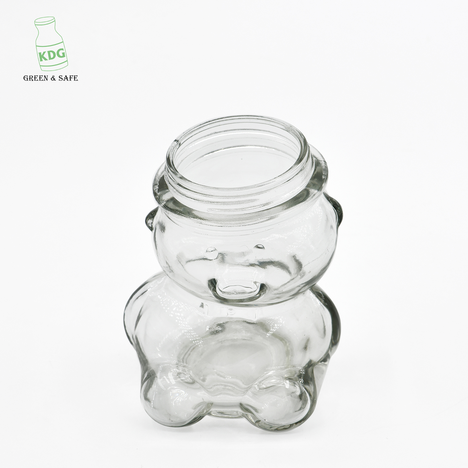 Glass Jars Suppliers Bear Shaped Screw Top Clear Storage Food Glass Jars Wholesale