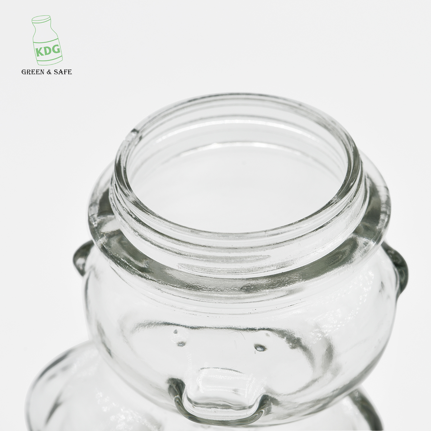 Glass Jars Suppliers Bear Shaped Screw Top Clear Storage Food Glass Jars Wholesale