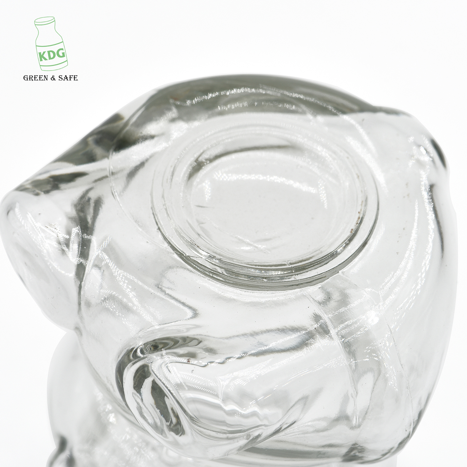 Glass Jars Suppliers Bear Shaped Screw Top Clear Storage Food Glass Jars Wholesale