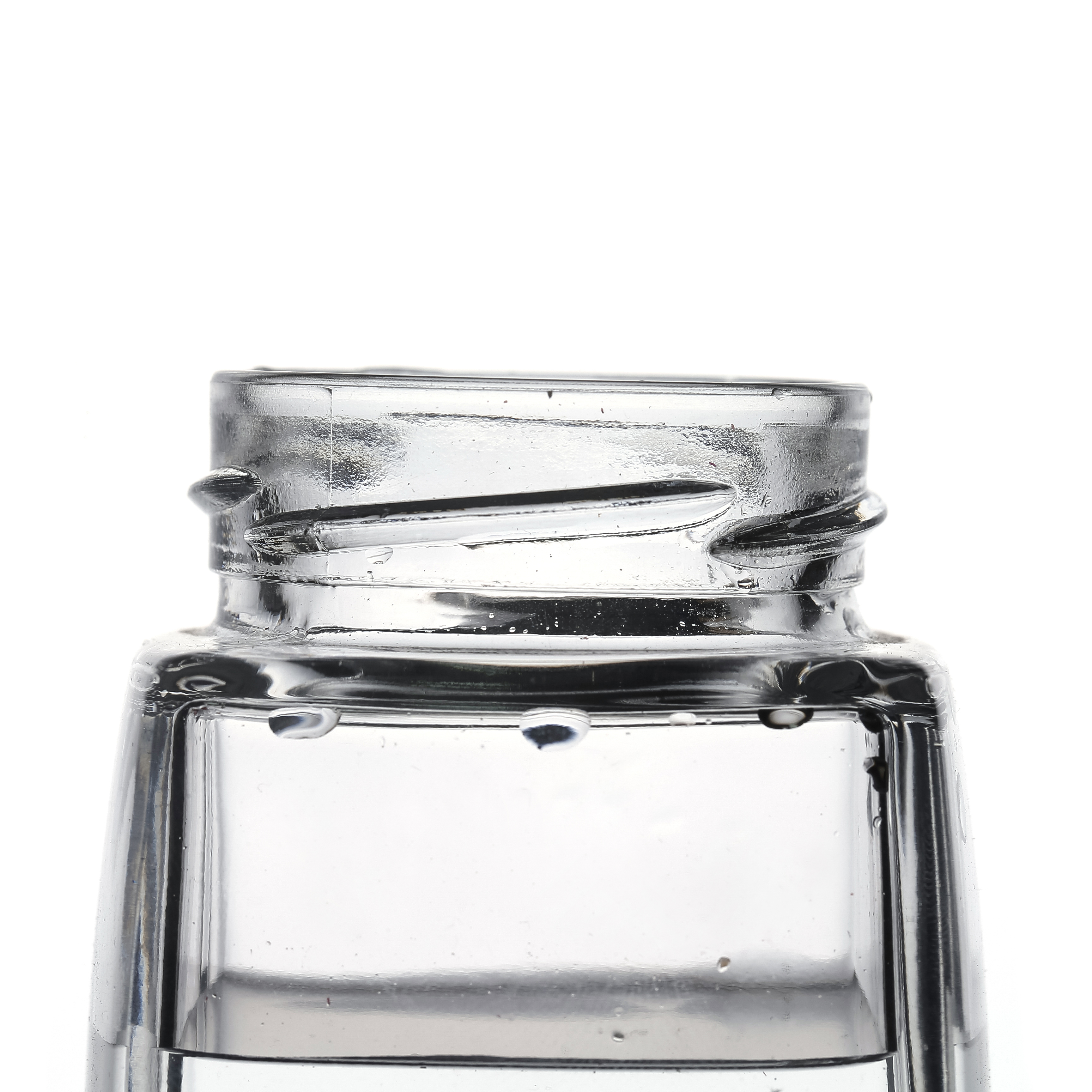 Glass Jars Suppliers Bird's Nest Storage Customize Empty Square Food Glass Jars Wholesale