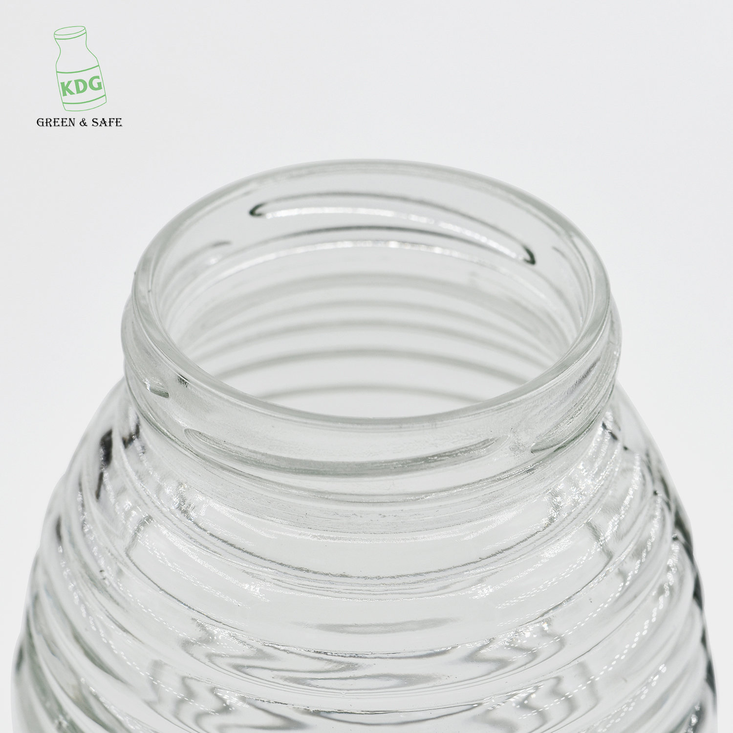 Glass Jars Suppliers Empty Round Customize Flint Storage Food Honey Jar Glass