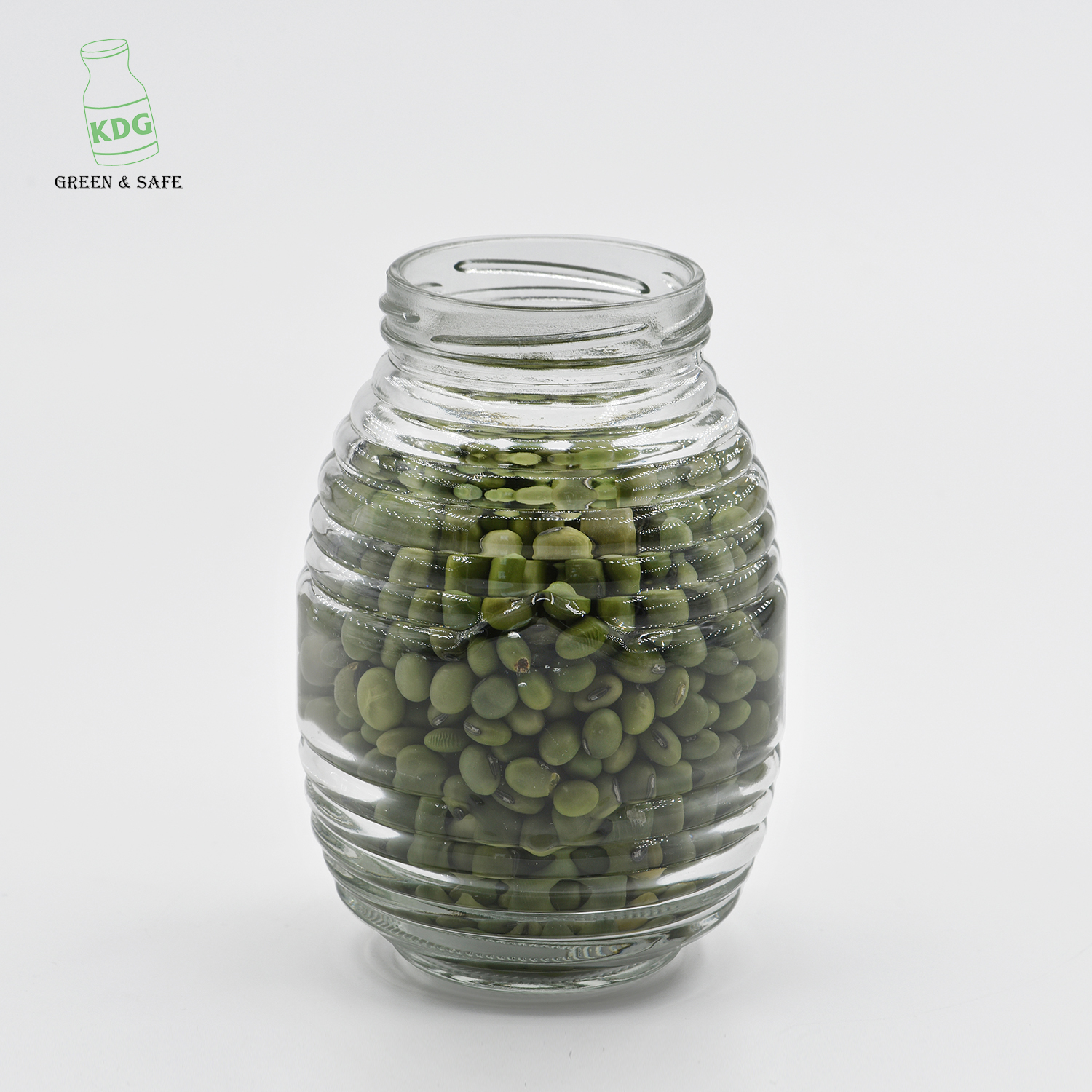 Glass Jars Suppliers Empty Round Customize Flint Storage Food Honey Jar Glass