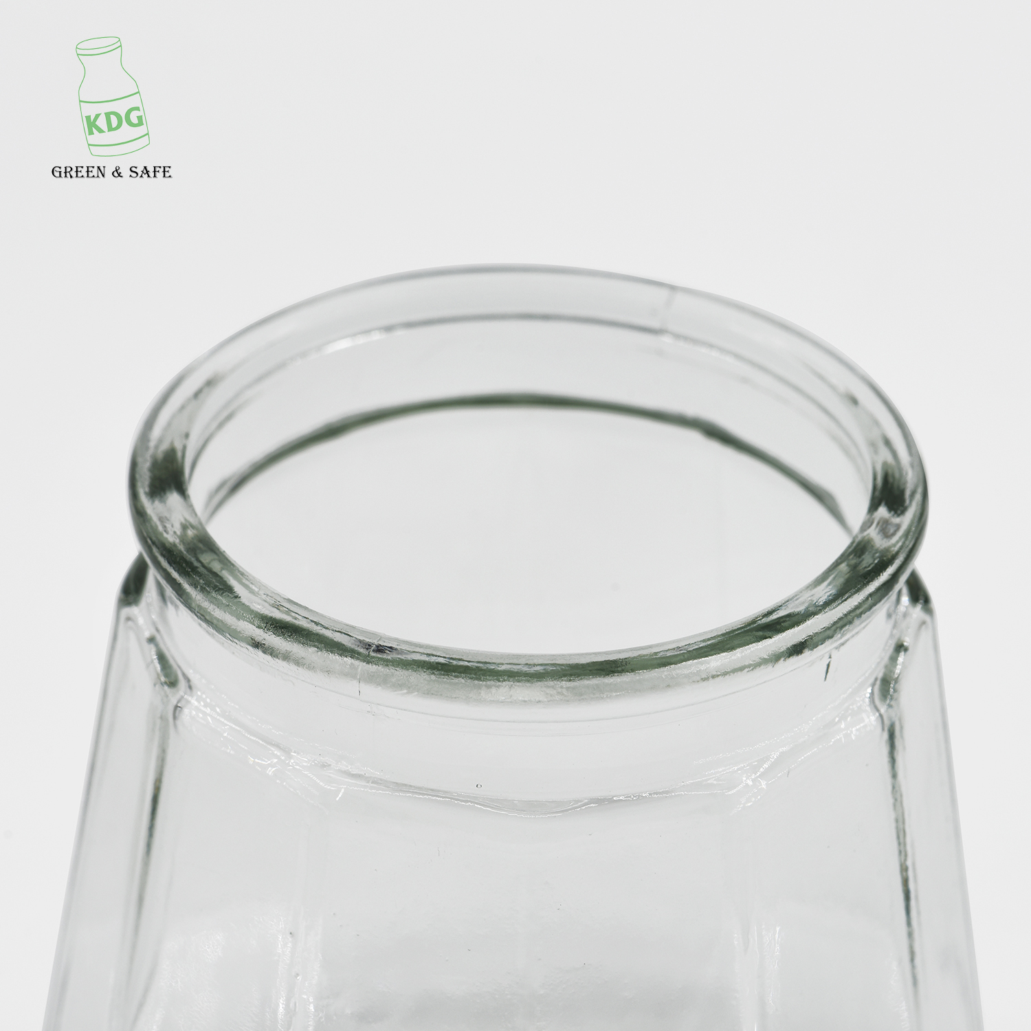 Glass Jars Suppliers Food Storage Empty Clear Customize Octagonal Glass Jars in Bulk