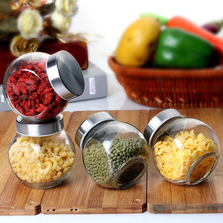Glass Jars Suppliers Hot Selling Screw Top Flint Food Storage Honey Jar Glass Wholesale