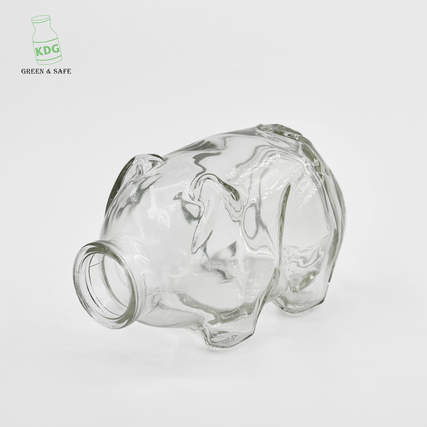 Glass Jars Suppliers Lucky Pig Shaped Airtight Storage Customize Food Glass Jar Wholesale