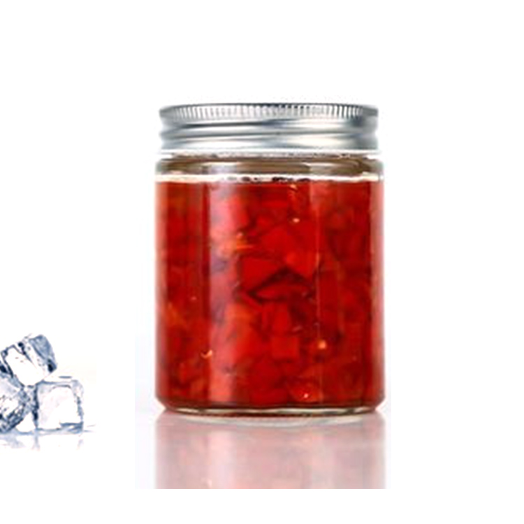 Glass Jars Wholesale Clear Glass Round Honey /Jam Jar/Bottle With Screw Metal Lid 730/500/390/380/280/250/200/180/150ml