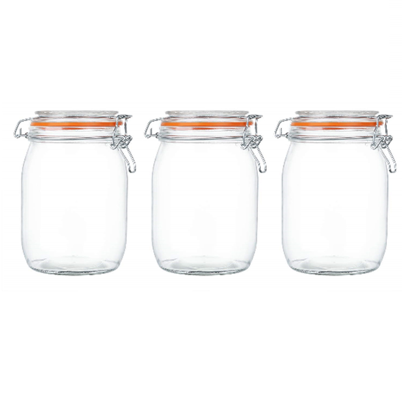 Glass Jars With Airtight Lids Mason Jars With Hinged Lids Glass Storage Containers