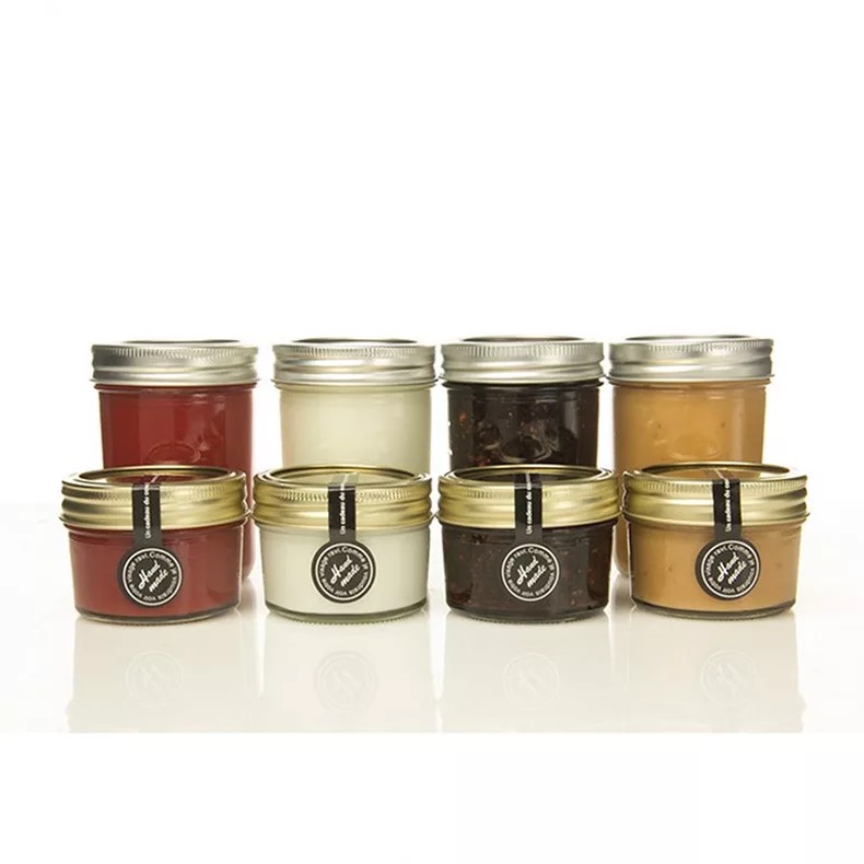 Glass Jars With Lids, Canning Jars For Caviar,Herb,Jelly,Jam