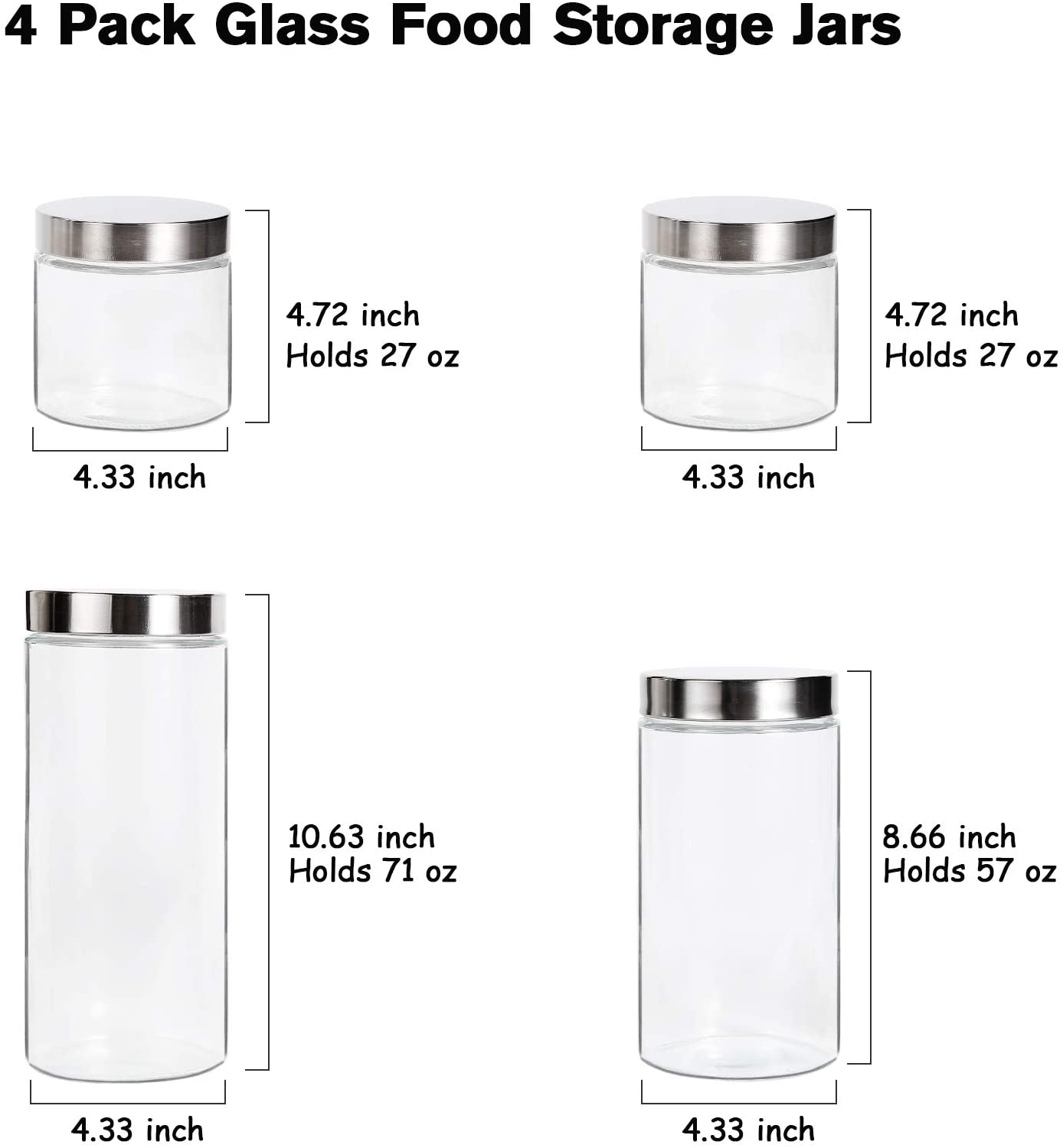 Glass Kitchen Canister Sets for the Kitchen