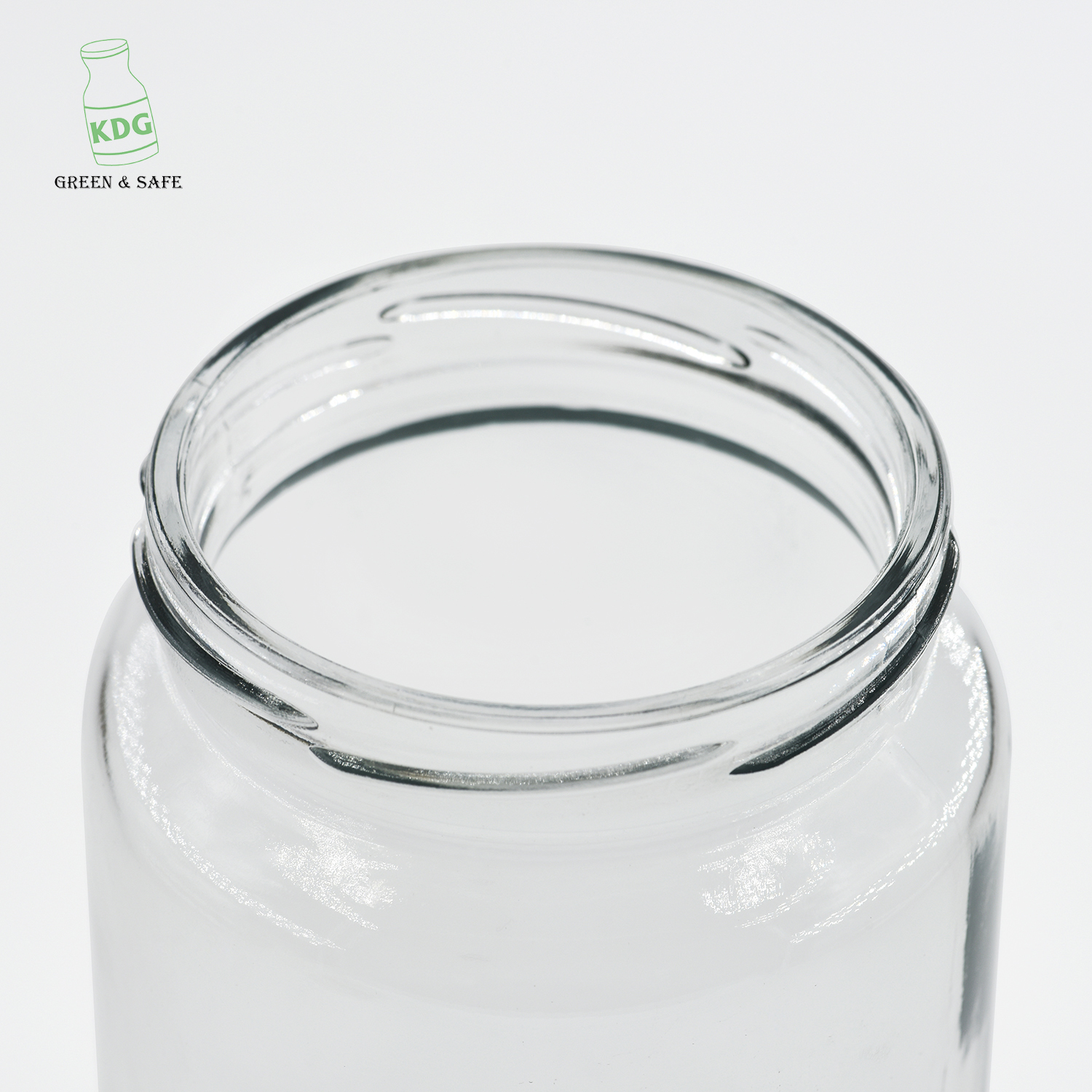 Glass Kitchenware Wholesale Customize High Quality Food Round Glass Storage Jar