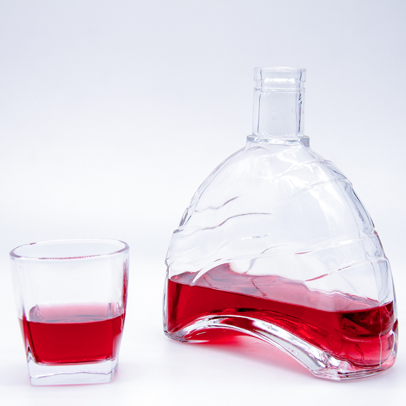 Glass Liquor Bottle Super Flint Brandy Bottle 700ml New Design