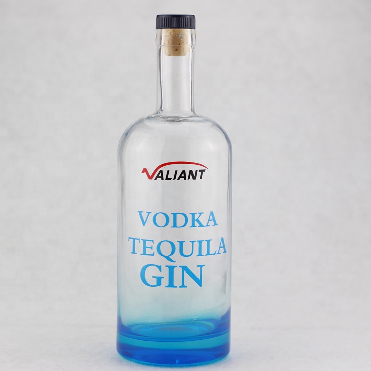 Glass Liquor Bottles 500ml 750ml Glass Bottles For Vodka Gin Whisky And Rum