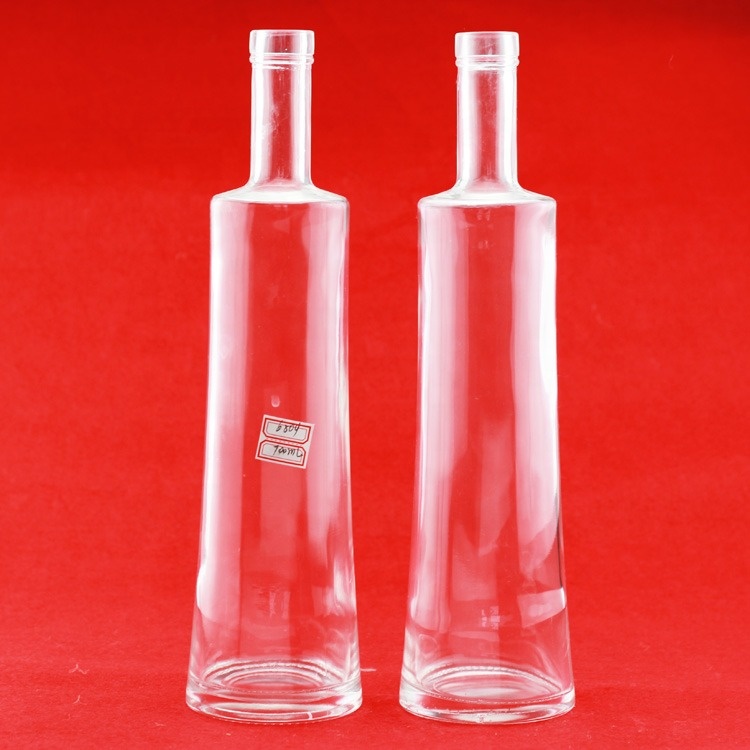 Glass Liquor Bottles 500ml 750ml Glass Bottles For Vodka Gin Whisky And Rum
