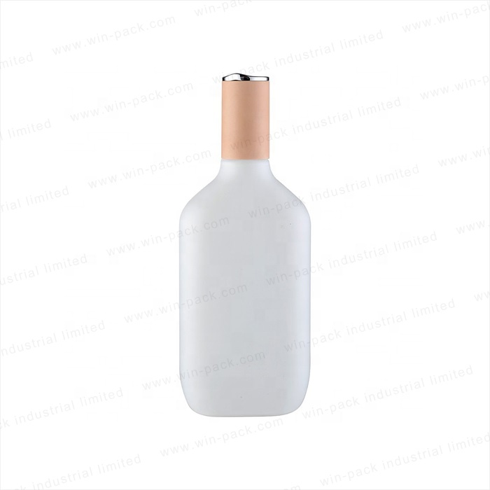Glass Lotion Bottle for Skin Care Products White Personal Care Screw Cap Hot Stamping with High Quality Low Price Matte