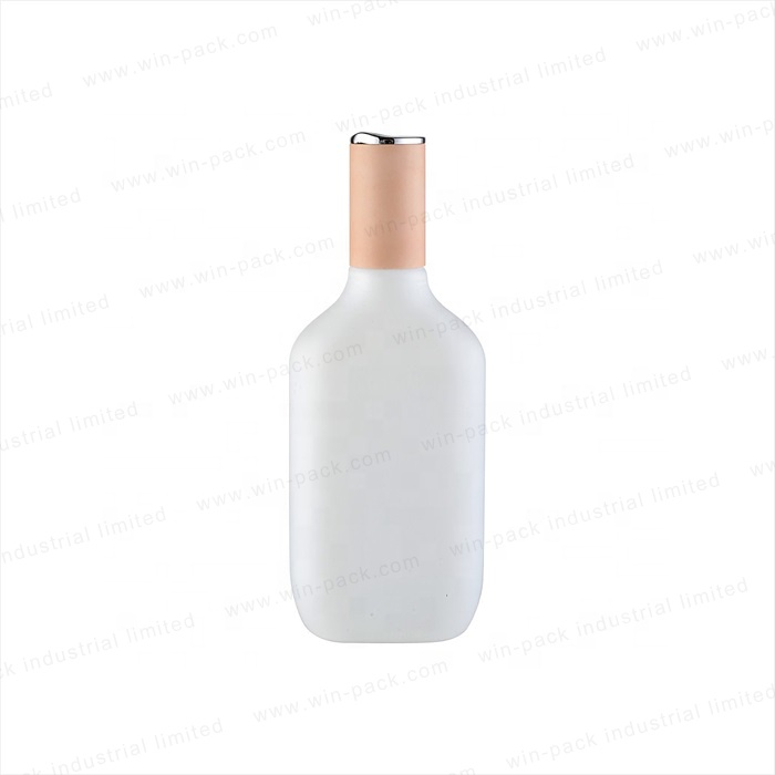Glass Lotion Bottle for Skin Care Products White Personal Care Screw Cap Hot Stamping with High Quality Low Price Matte